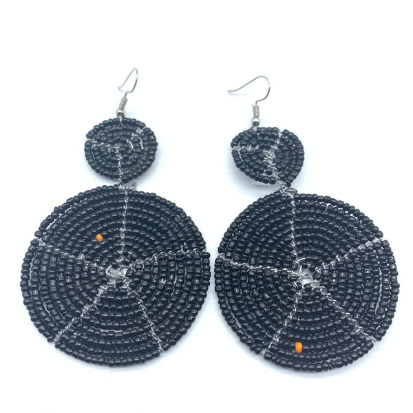 Beaded Earrings- Black Variation 2