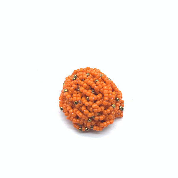 Beaded Ring-Orange Variation 2