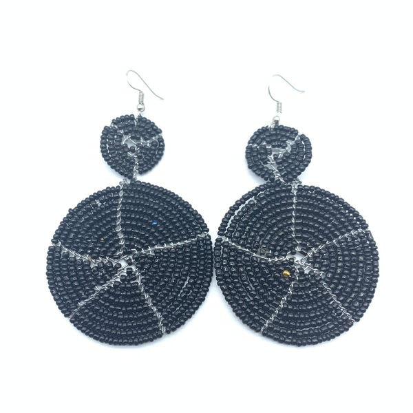 Beaded Earrings- Black Variation 3