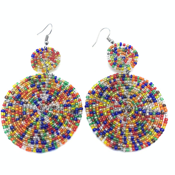 Beaded Earrings-Multi Colour  4