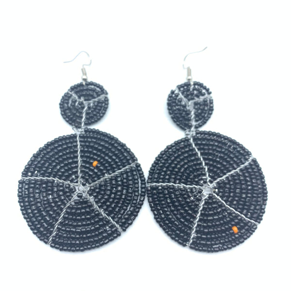 Beaded Earrings- Black Variation 2