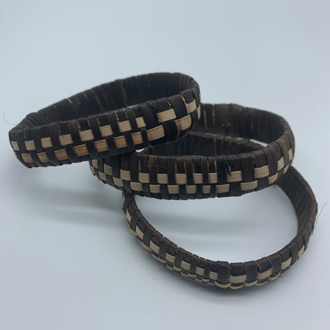 Basket Weave Bracelet-Brown Dye Variation - Lillon Boutique