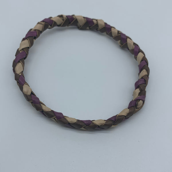 Basket Weave Bangle- Purple  Dye Variation - Lillon Boutique