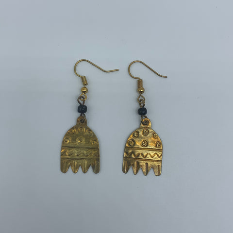 Brass Earrings-The Almira - Lillon Boutique