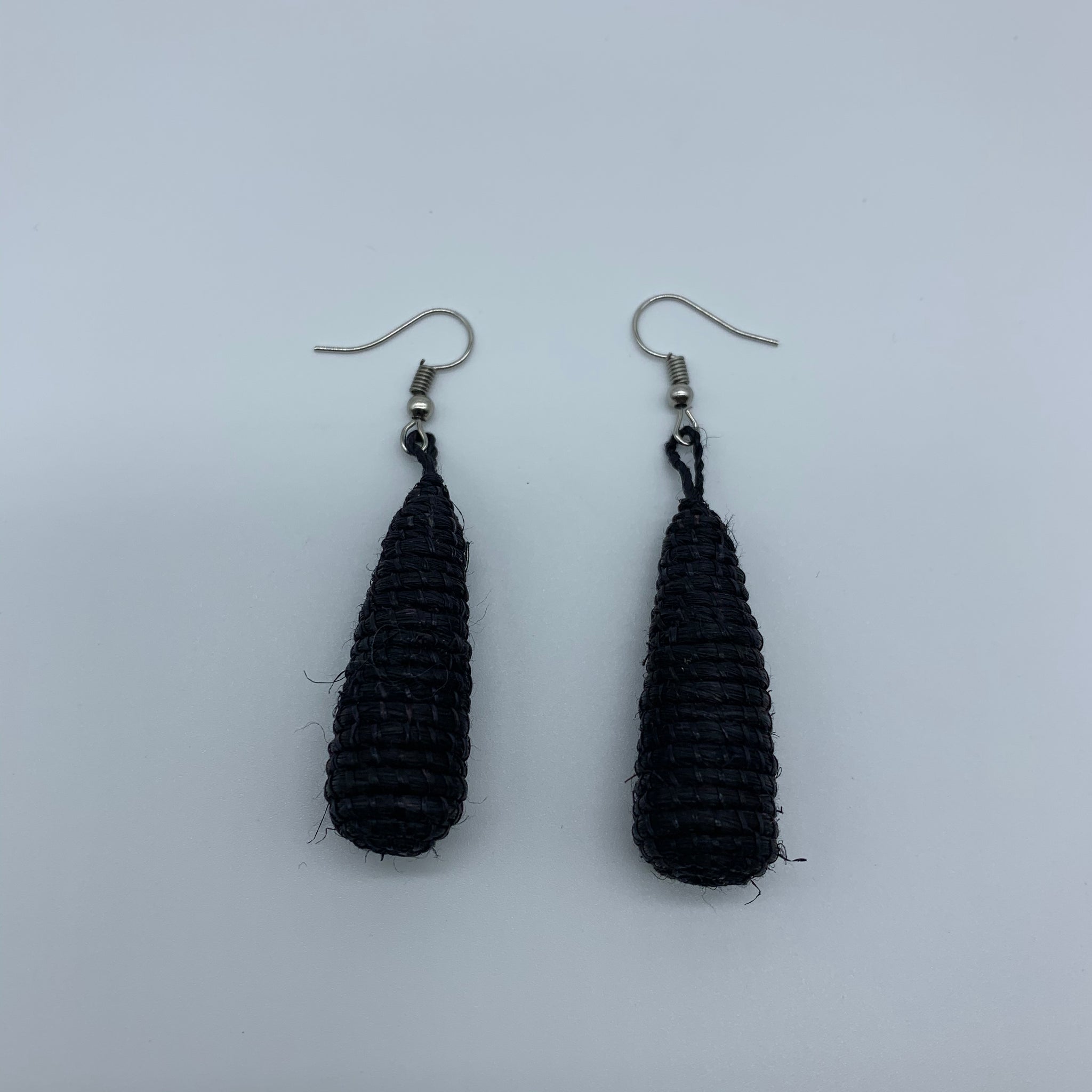 Sisal Earrings- D Black Variation - Lillon Boutique