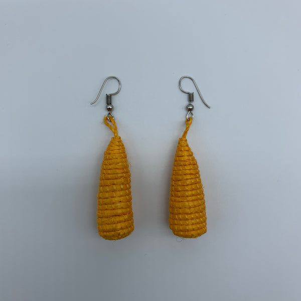 Sisal Earrings- D Yellow Variation - Lillon Boutique