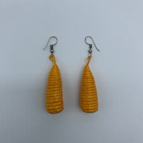 Sisal Earrings- D Yellow Variation - Lillon Boutique