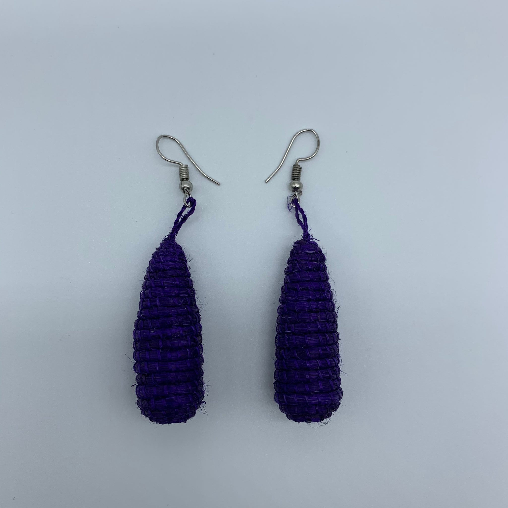 Sisal Earrings- D Purple Variation - Lillon Boutique