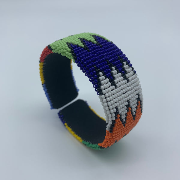 Beaded Bangle-Jumbo Multi Colour 2 - Lillon Boutique