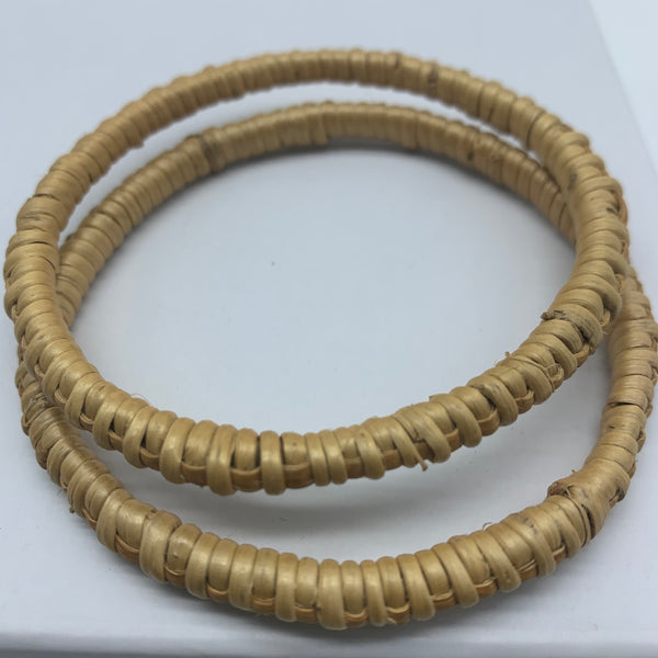 Basket Weave Bangle-Gold Dye Variation - Lillon Boutique