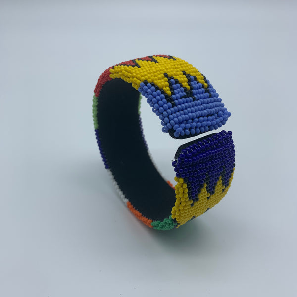 Beaded Bangle-Jumbo Multi Colour 2 - Lillon Boutique