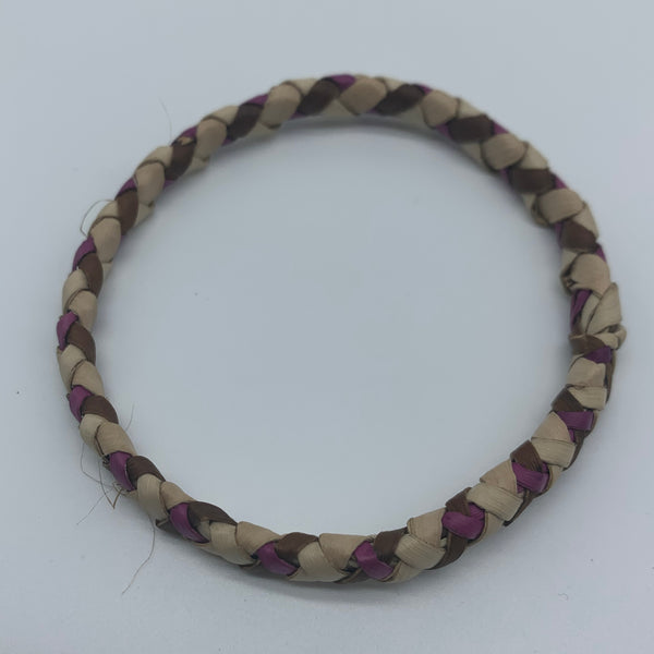 Basket Weave Bangle- Purple  Dye Variation 2 - Lillon Boutique