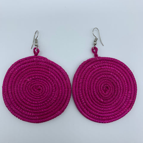 Sisal Earrings-Pink Variation - Lillon Boutique