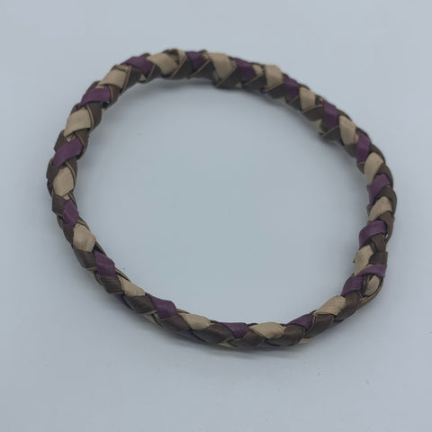 Basket Weave Bangle- Purple  Dye Variation - Lillon Boutique