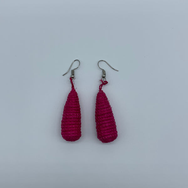 Sisal Earrings- D Pink Variation - Lillon Boutique
