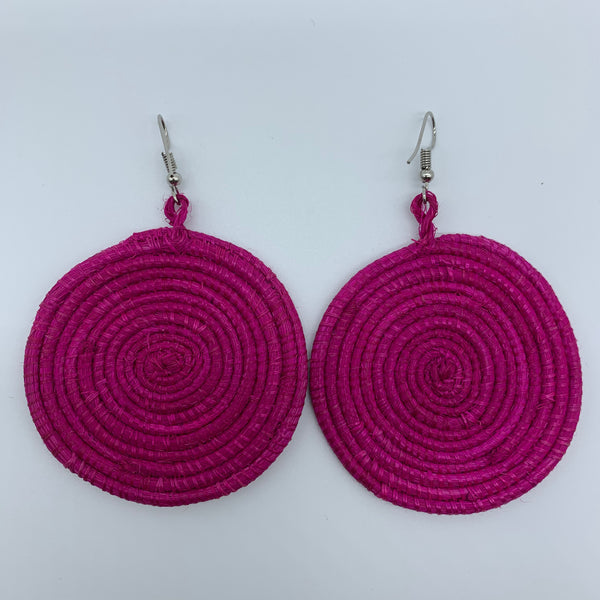 Sisal Earrings-Pink Variation - Lillon Boutique