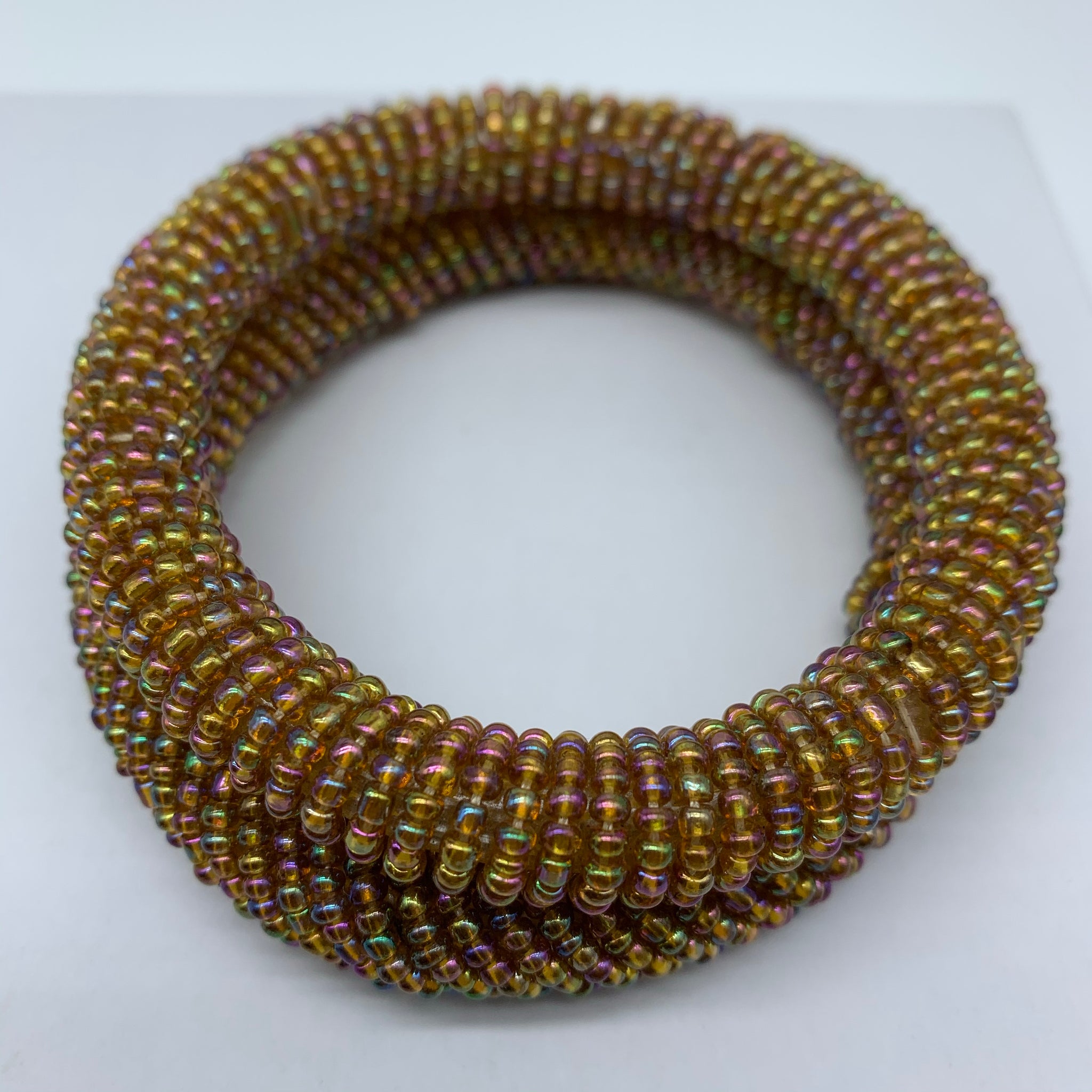 Beaded Bangle-Gold and Mutli Colour Variation - Lillon Boutique