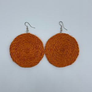 Sisal Earrings- Kaya Orange Variation - Lillon Boutique