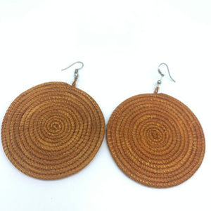 Sisal Earrings- Natural 4