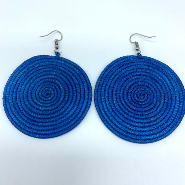 Sisal Earrings-Blue Variation 3