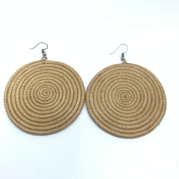 Sisal Earrings-Taupe Variation 6