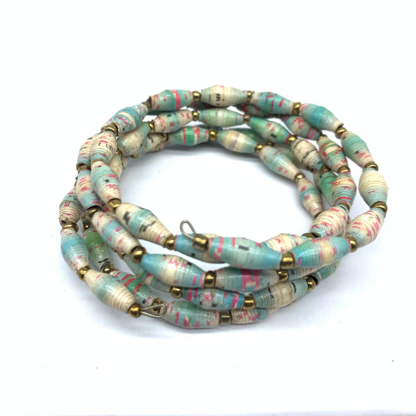 Paper Coil Bracelet-Multi colour 12