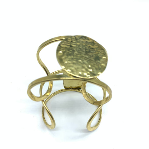 Brass Bangle-Circle