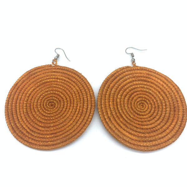 Sisal Earrings- Natural 2