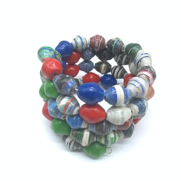 Paper Coil Bracelet-Multi colour 16