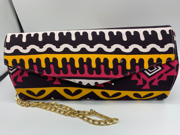 African Print Clutch- SAMPLE Item #1