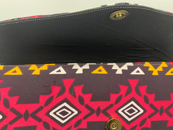 African Print Clutch- SAMPLE Item #1