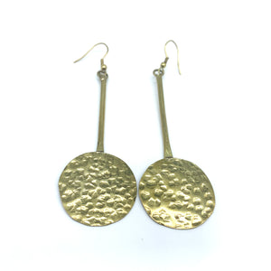 Brass Earrings-Zahra