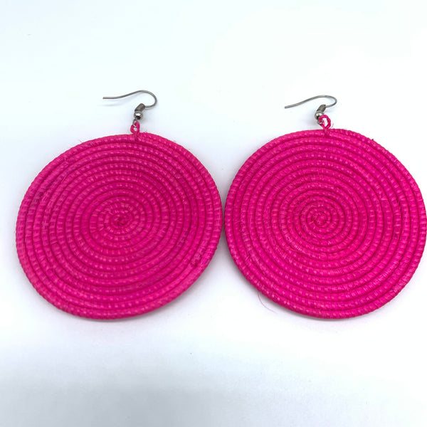 Sisal Earrings-Pink Variation 10