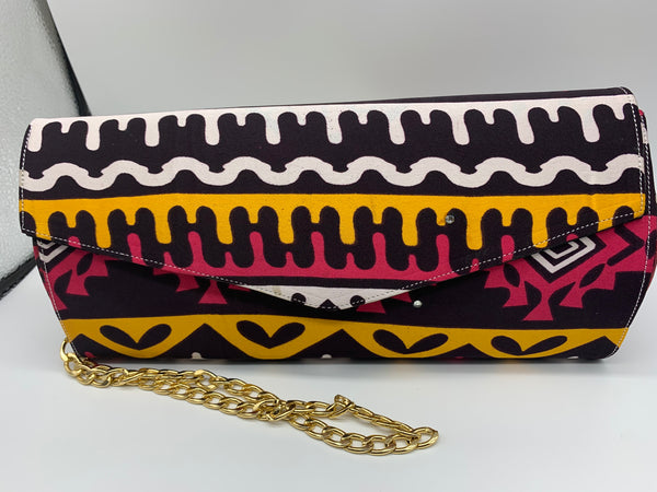 African Print Clutch- SAMPLE Item #1