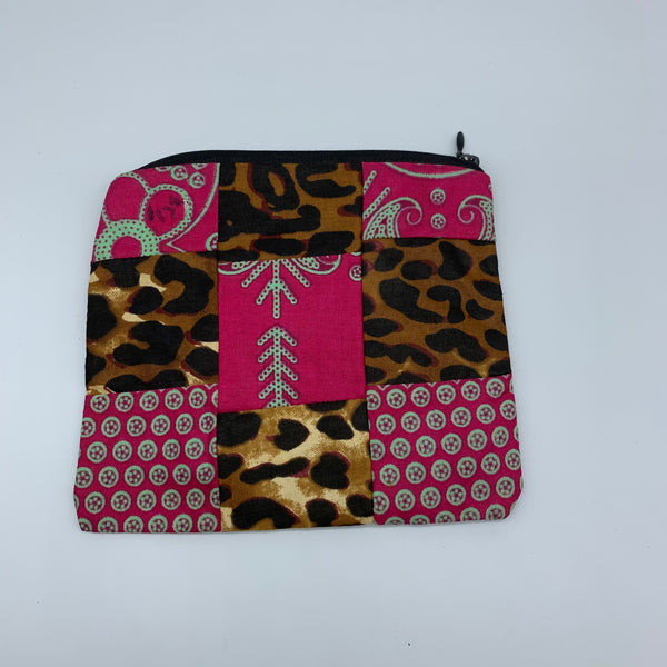 African Print Zoba Zoba Make Up Bag/ Pouch-M Multi Colour 6 - Lillon Boutique