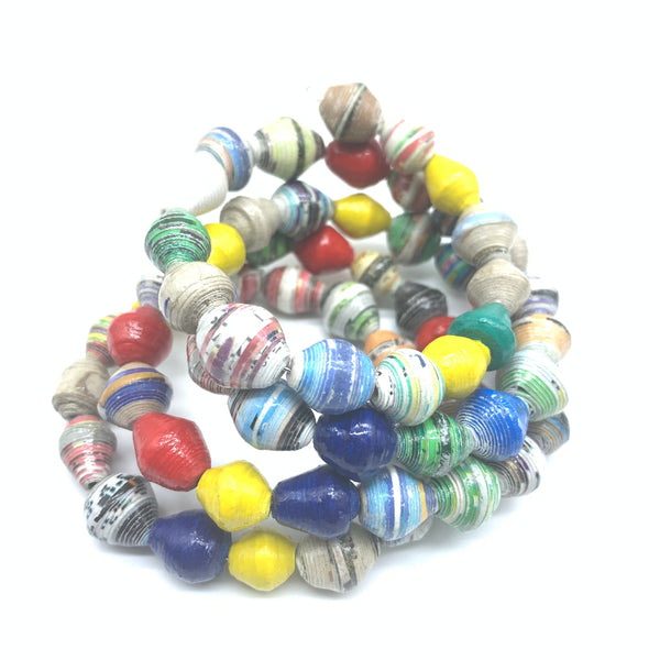 Paper Coil Bracelet-Multi colour 17