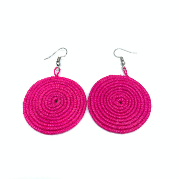 Sisal Earrings- XS Pink Variation 8