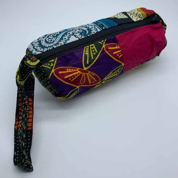 African Print Makeup bag/Pencil case-Zoba Zoba Multi Colour 3 - Lillon Boutique