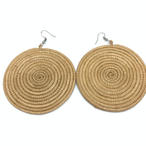 Sisal Earrings- L Taupe