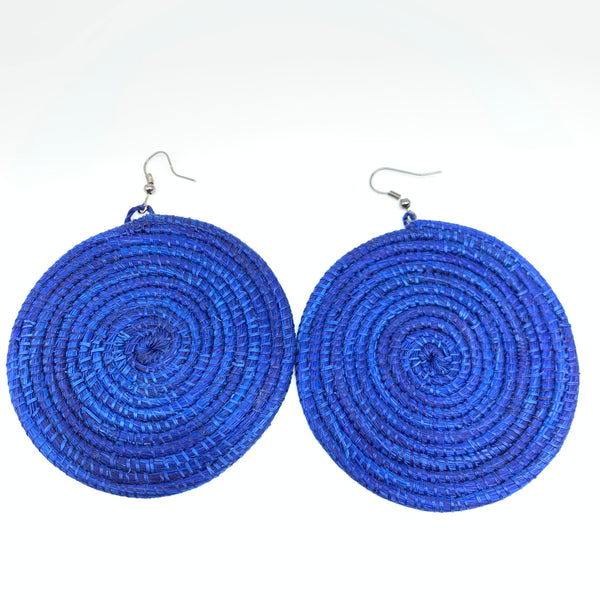 Sisal Earrings-Blue Variation 4