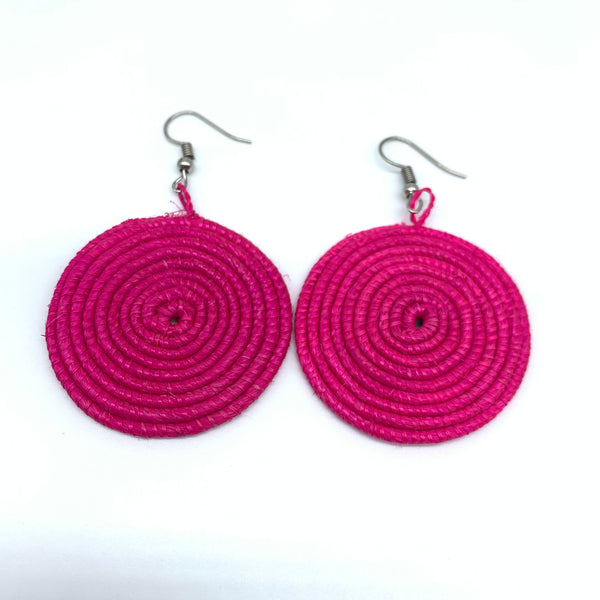 Sisal Earrings- XS Pink Variation 8