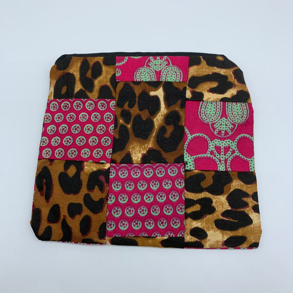 African Print Zoba Zoba Make Up Bag/ Pouch-M Multi Colour 6 - Lillon Boutique