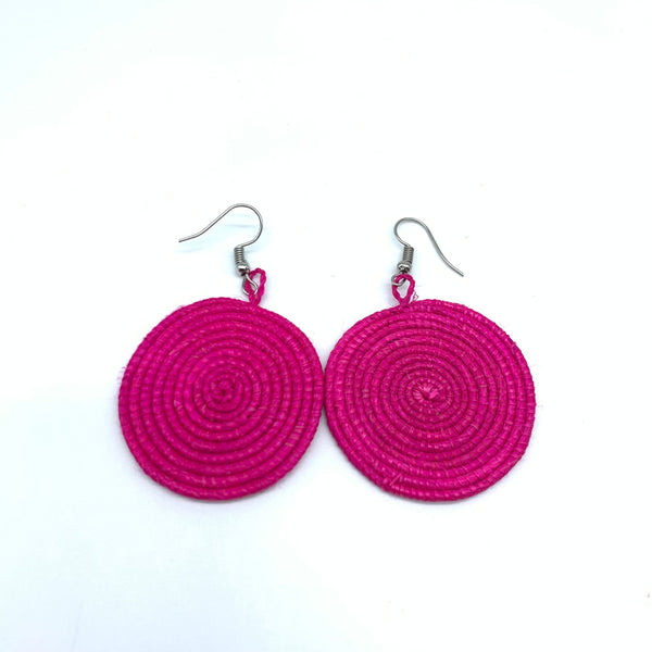 Sisal Earrings- XS Pink Variation 3
