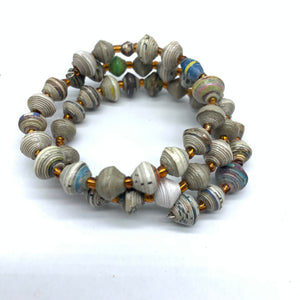 Paper Coil Bracelet-Multi colour 7