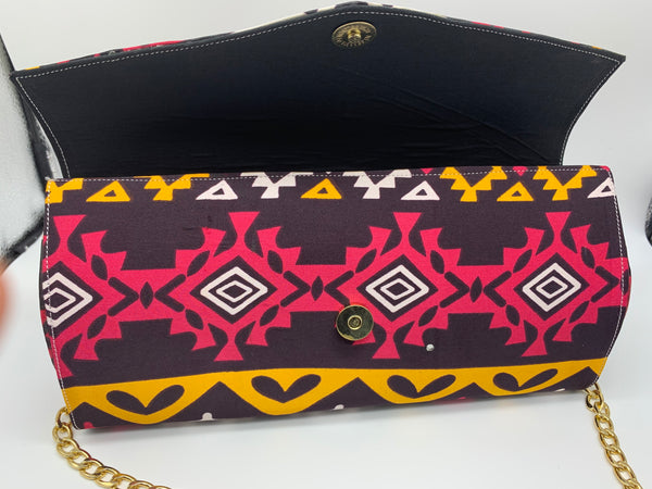 African Print Clutch- SAMPLE Item #1