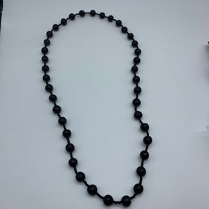Seeds Necklace W/Beads-Black Variation