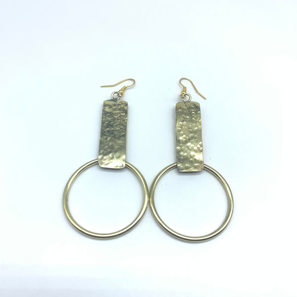 Brass Earrings-Hiari