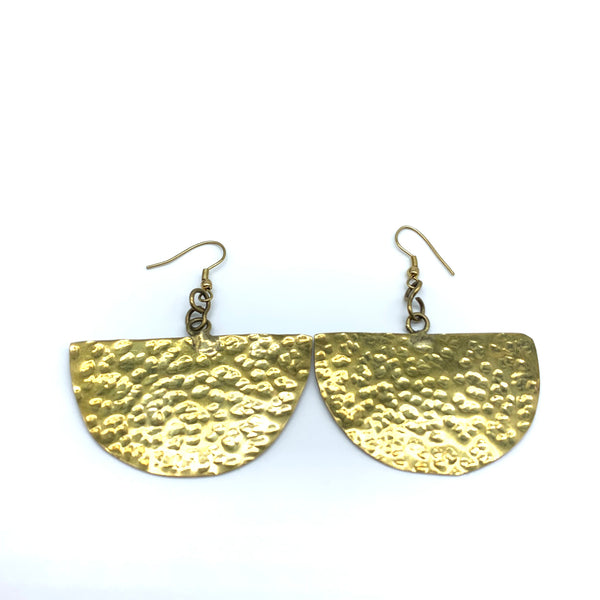 Brass Earrings-Aluna