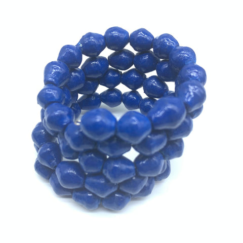 Paper Coil Bracelet-Blue 5
