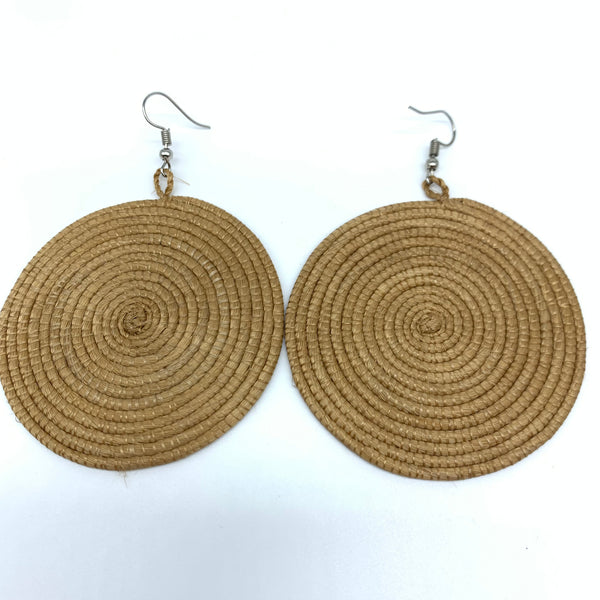 Sisal Earrings-Taupe Variation 5